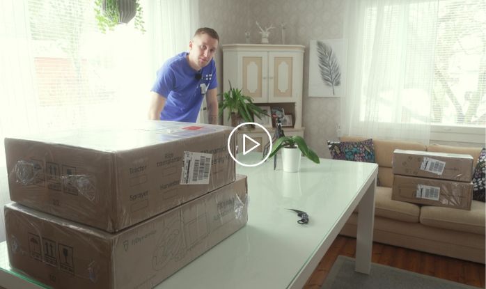 Unboxaus! Kilpailukykyinen traktorien automaattiohjausjärjestelm