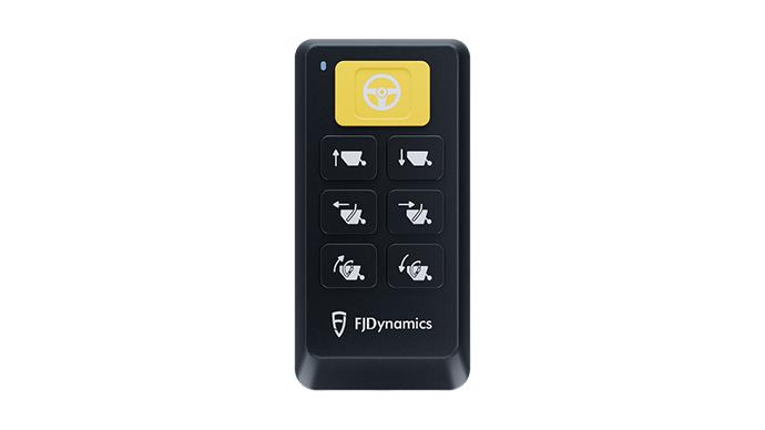 A keypad can be used anywhere as required to provide accurate control in shaky or dusty cabs.